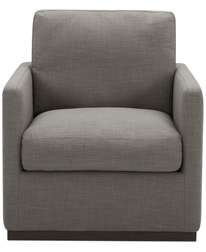 Furniture CLOSEOUT! Joud Fabric Accent Swivel Chair & Reviews