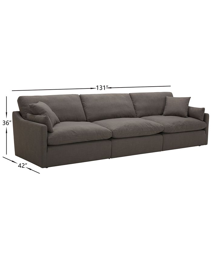 Furniture CLOSEOUT! Joud 3Pc. Fabric Sofa, Created for Macy's & Reviews Furniture Macy's