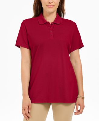 macys ladies red tops