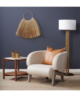 Accent Chair with Linen Upholstery