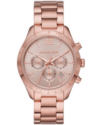 michael kors rose gold watch macys