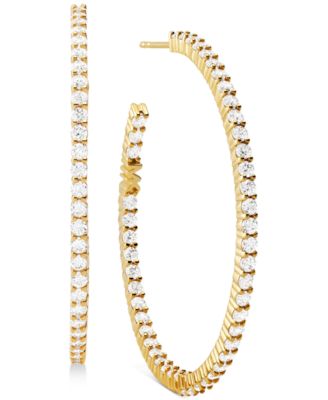michael kors earrings hoops