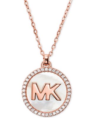 michael kors locket necklace