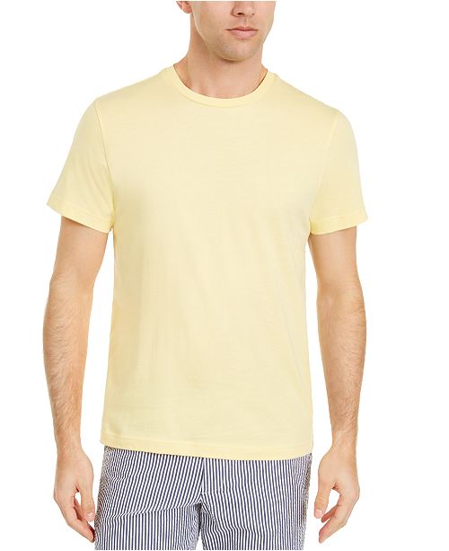 Club Room Men's Solid Crewneck T-Shirt, Created for Macy's & Reviews ...