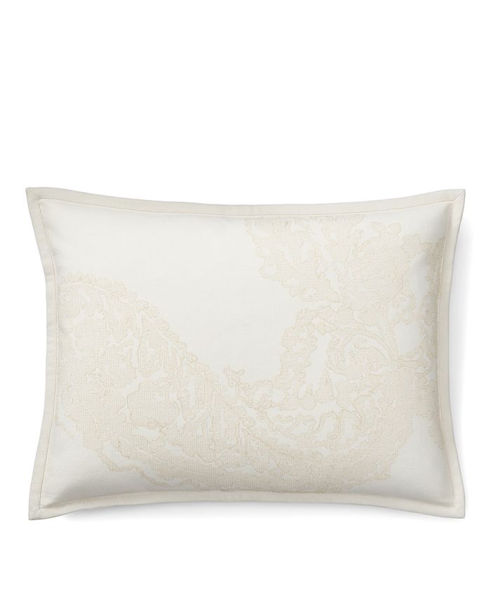 Lauren Ralph Lauren Allie Embroidered Decorative Pillow, 15" x 20" Macy's