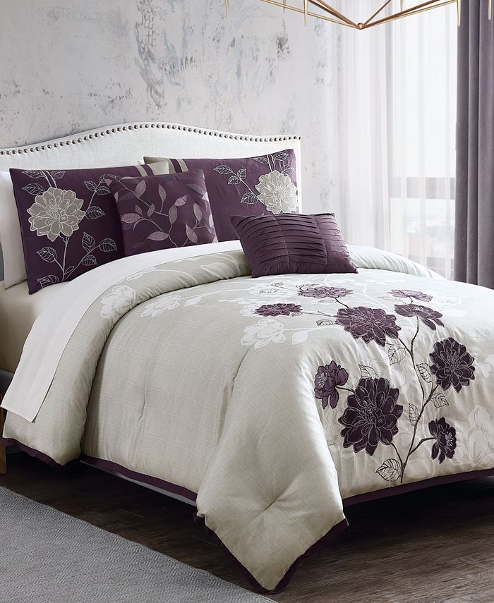 Hallmart Collectibles Klayne 9Pc. Queen Comforter Set Macy's