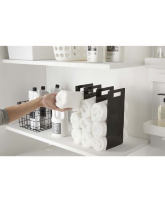 Home Tower Interlocking Towel Organizer Set of 2