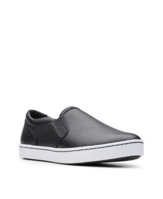 clarks sneakers womens black