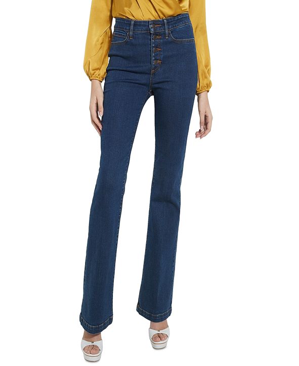 GUESS ECO 1981 Button-Fly Flare-Leg Jeans & Reviews - Jeans - Women ...