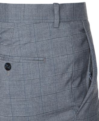 slim fit dress slacks Performance Tech Solid Dress Shirt – Perry Ellis main image 0