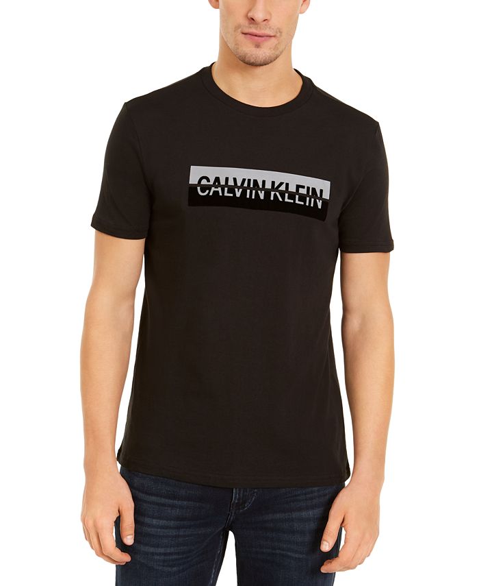 Calvin Klein Jeans Men's Split Logo T-Shirt - Macy's