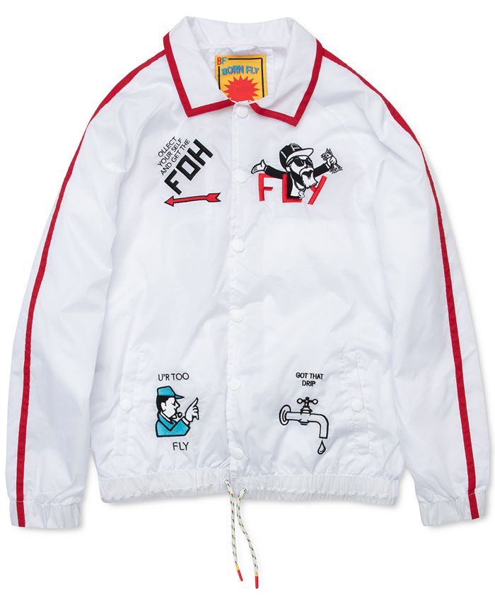 Born Fly Men s Slim Fit Monopoly Windbreaker Macy s