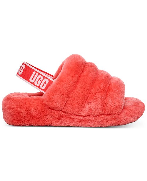 UGG® Women's Fluff Yeah Neon Slides & Reviews - Slippers - Shoes - Macy's