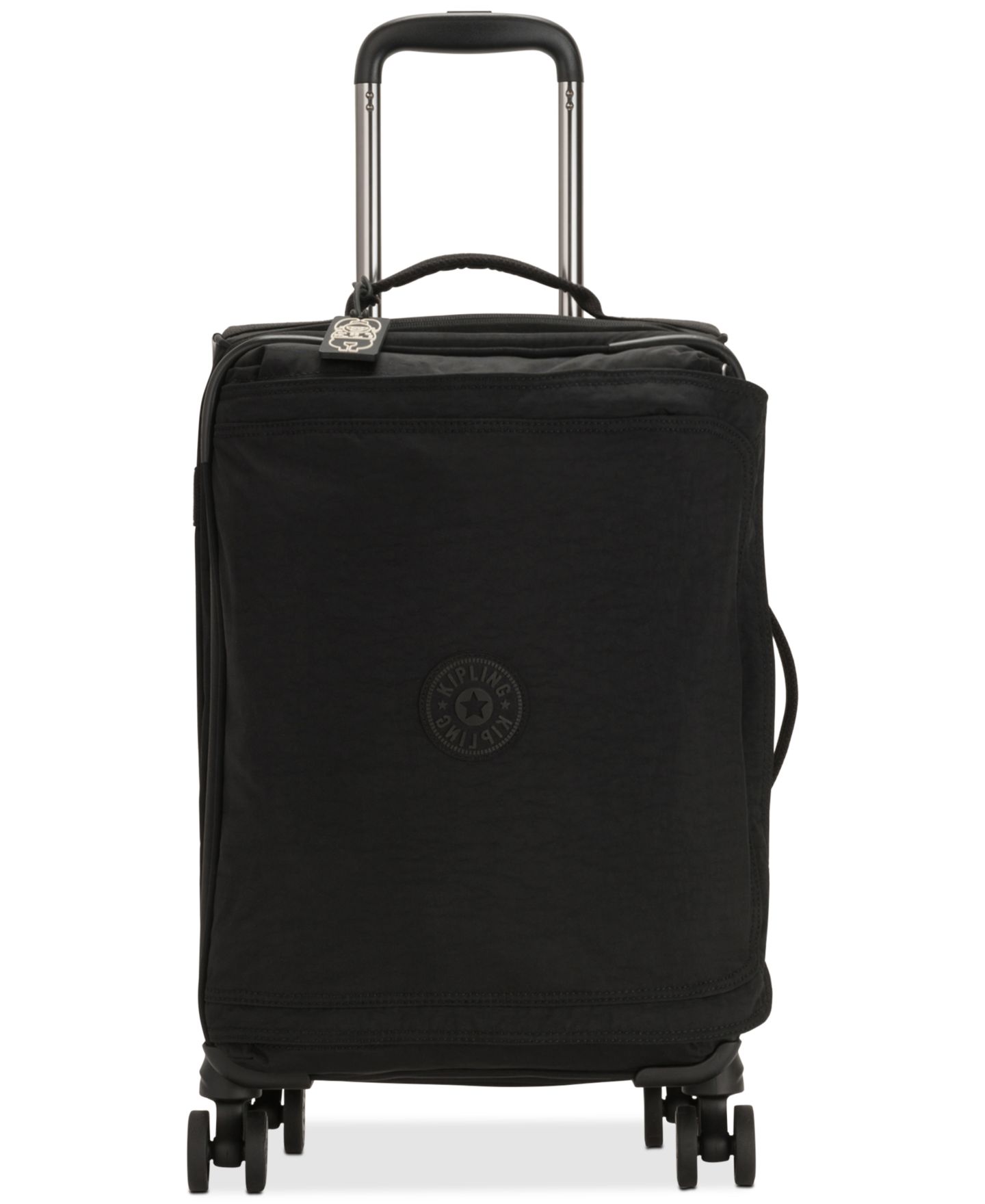 Чемодан Kipling Spontaneous Small Carry On Wheeled Luggage, цвет: Чёрный / Серебряный — фото 1