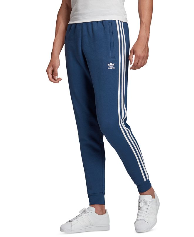 adidas Men's Originals Fleece 3-Stripe Slim Track Pants & Reviews - All ...