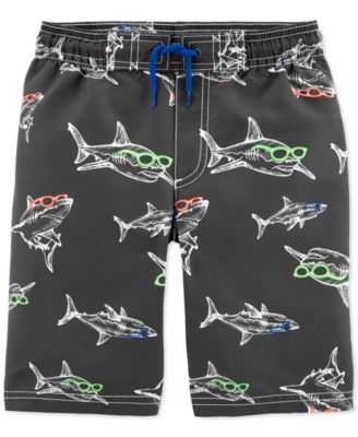 carter's dinosaur swim trunks