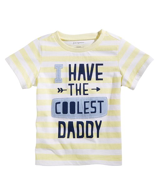 First Impressions Toddler Boys Coolest Daddy Print Cotton T Shirt