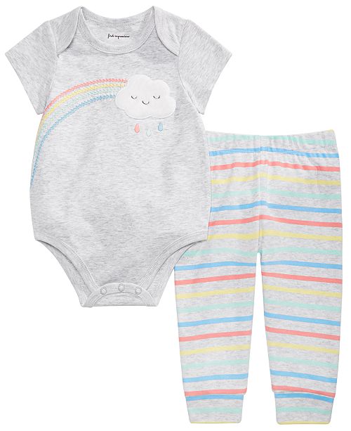 First Impressions Baby Boys Or Girls Rainbow Bodysuit Striped