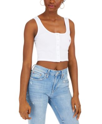 guess crop tank top