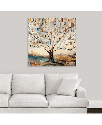 GreatBigCanvas - 36 in. x 36 in. "Merkaba Tree" by  Jodi Maas Canvas Wall Art
