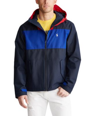 polo hooded jacket men's