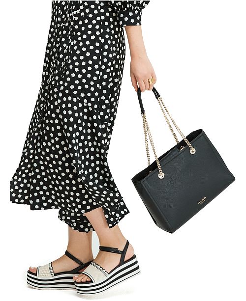 Kate Spade New York Amelia Leather Tote Reviews Handbags Accessories Macy S