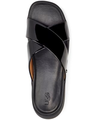 ugg patent leather slides