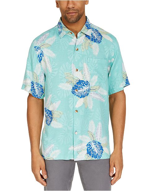 Tommy Bahama Men S Coastal Gardens Classic Fit Tropical Print Silk