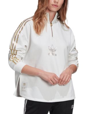 quarter zip pullover adidas