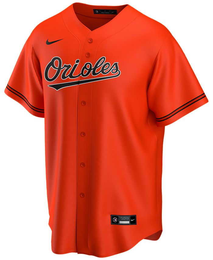 Nike Men's Baltimore Orioles Official Blank Replica Jersey - Macy's