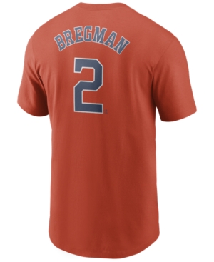 Astros Alex Bregman Orange New Men's Large Jersey