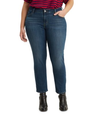 Levi's 711 Trendy Plus Size Skinny Ankle Jeans - Macy's