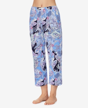 ELLEN TRACY KNIT CROPPED PAJAMA PANT