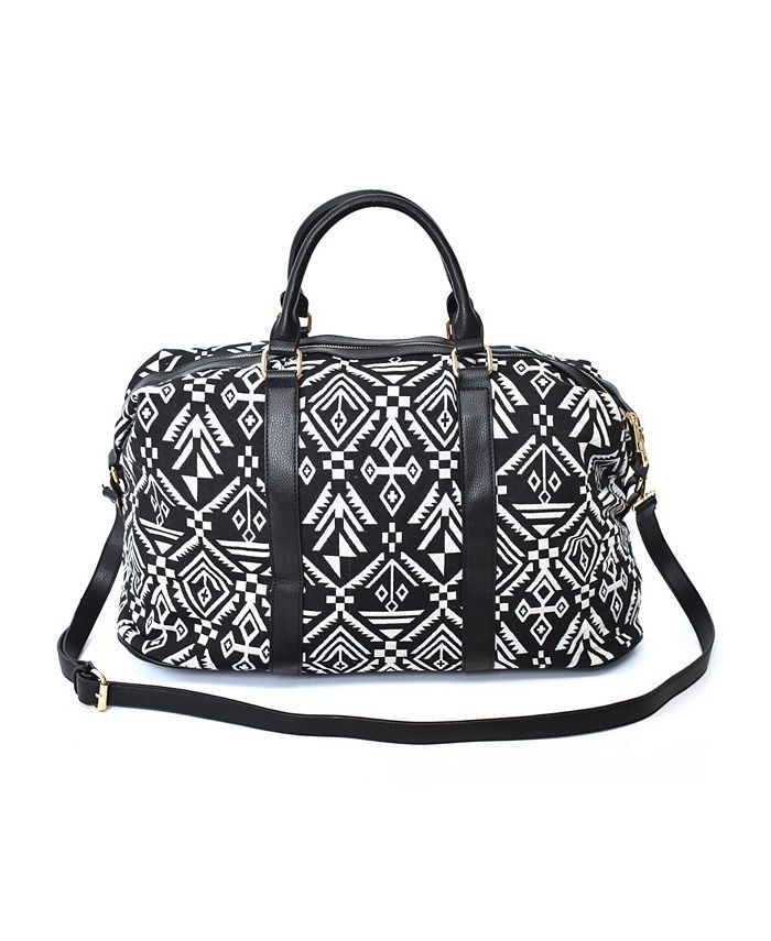 Imoshion Handbags Printed Weekender with Removable/Adjustable Long ...