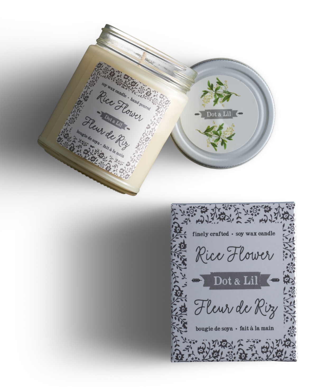 Rice Flower Soy Candle
