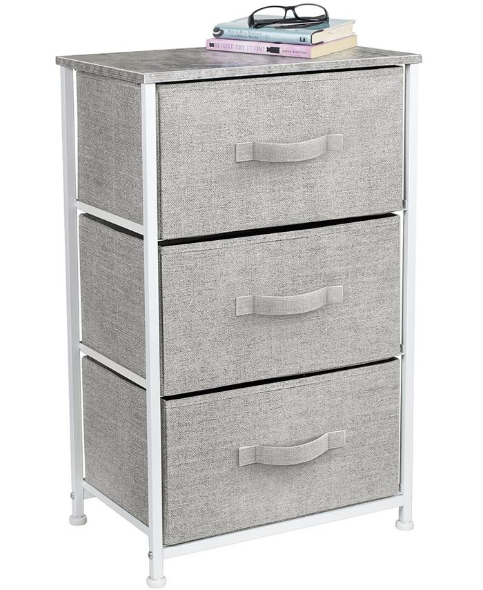 Sorbus Nightstand with 3 Drawers - Macy's