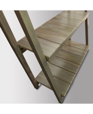 Essex Folding Coat Rack with 2 Shelves