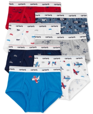 Carter's Boys 7-Pk Cotton Printed Briefs