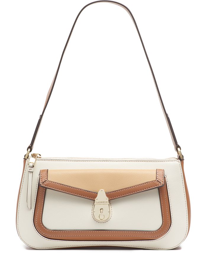 Humaan toegang Trechter webspin Calvin Klein Lock Leather Demi Shoulder Bag & Reviews - Handbags &  Accessories - Macy's