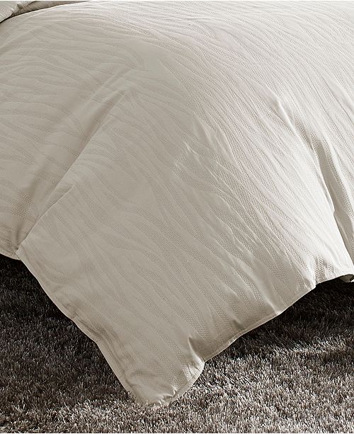 Kenneth Cole Lawrence Beige Full Queen Duvet Cover Set Reviews