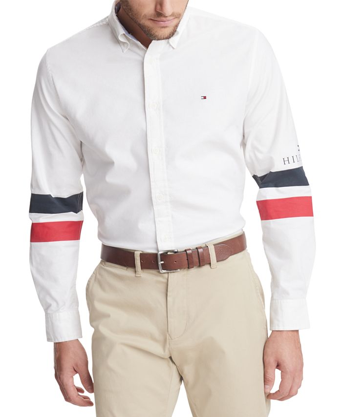Tommy Hilfiger Men's Slydell Stripe Shirt, Created for Macy's 