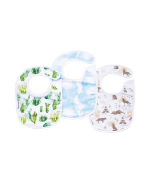 Tiny Twinkle Baby Boys and Girls 3 Pack Cacti Feeder Bib Set