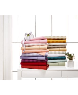 Charter Club Solid Extra Deep Pocket 550 Thread Count 100% Cotton Sheet Sets, Created for Macy's