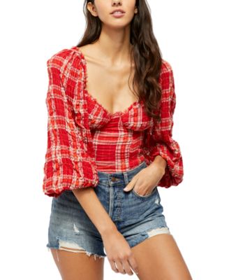 Cherry Bomb Madrass Plaid Top \u0026 Reviews 