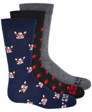 image of Planet Sox Big Boys 3-Pack Bulldog Socks