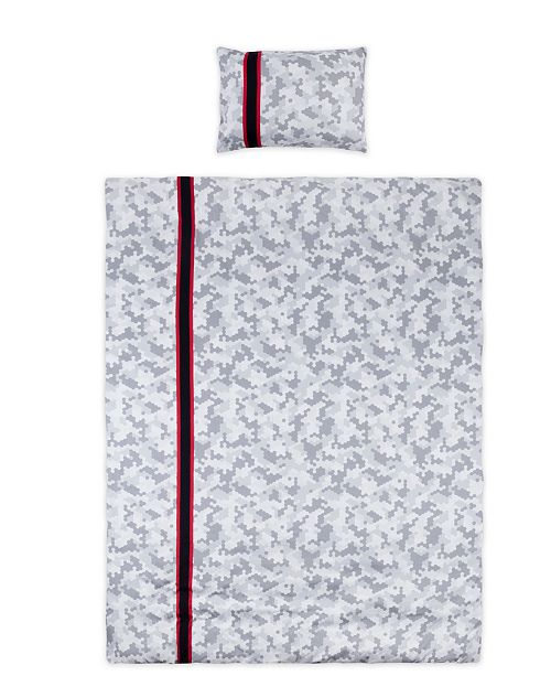 Tadpoles 2 Piece Cool Camo Duvet Cover Pillowcase Set Twin