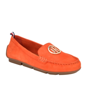 Tommy Hilfiger Harmeni Loafers Women s Shoes In Orange Multi
