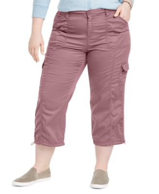 style and co plus size capris