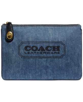 バッグ Coach Legacy Denim Accessory Pouch Bag バッグ Coach Legacy Denim Accessory Pouch Bag バッグ Coach Legacy