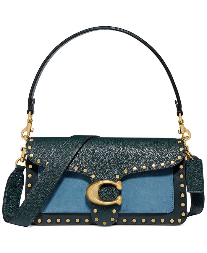 Coach Heart Pouch with Rivets